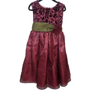 Girls Pink & Berry Formal Dress - Size 6X 🌸